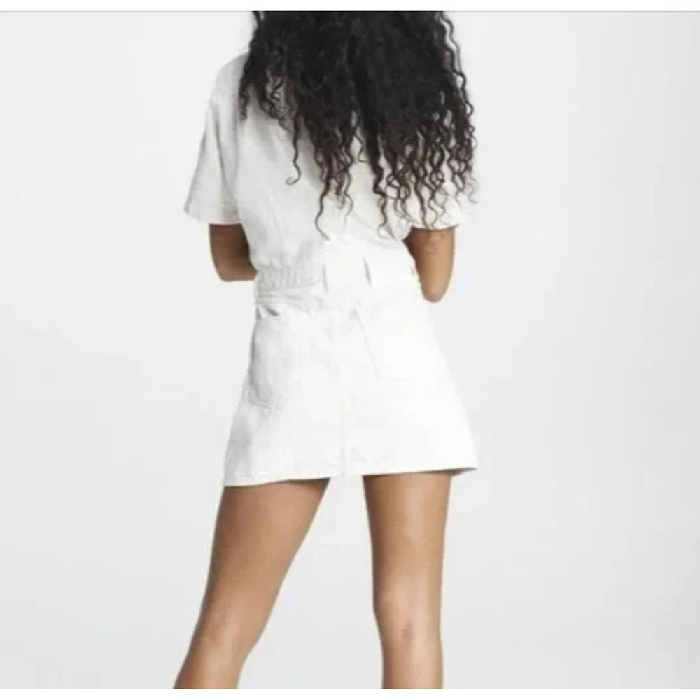 Rag & Bone Denim All In One Shirt Dress Size XS Off White Cotton Button Up READ - Picture 7 of 11